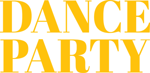 Yellow Dance Party Text on Transparent Background Graphic Design - Download Free Stock Videos Pikwizard.com