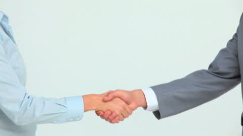 Business Handshake Men Symbolizing Successful Partnership