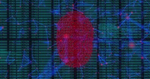 Digital Fingerprint With Cybersecurity Data - Download Free Stock Images Pikwizard.com