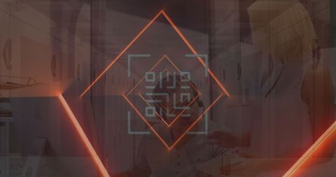 Futuristic technology and business connection concept