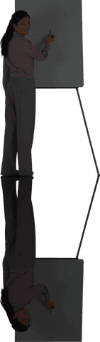 Asian Businesswoman with Blank Board on Transparent Background - Download Free Stock Videos Pikwizard.com