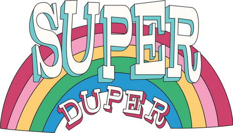 Super Duper Rainbow Text Illustration Transparent Background - Download Free Stock Videos Pikwizard.com