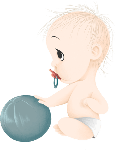 transparent illustration of baby holding toy ball - Download Free Stock Videos Pikwizard.com