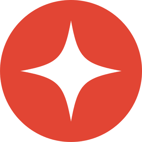 red circular emblem with geometric star on transparent background - Download Free Stock Videos Pikwizard.com