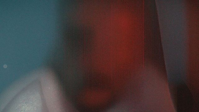 Abstract red and blue gradient with diffuse transitions