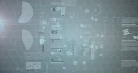 Digital Data Visualization and Network Technology Interface