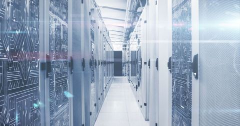 Modern Data Center with Advanced Server Technology - Download Free Stock Images Pikwizard.com