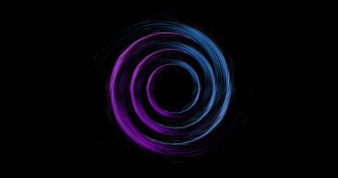 Abstract Colorful Light Trails Forming Spirals