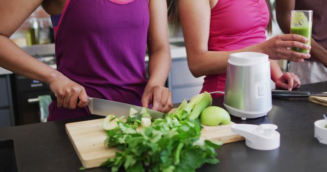 Healthy Breakfast Preparation in Modern Kitchen - Download Free Stock Images Pikwizard.com