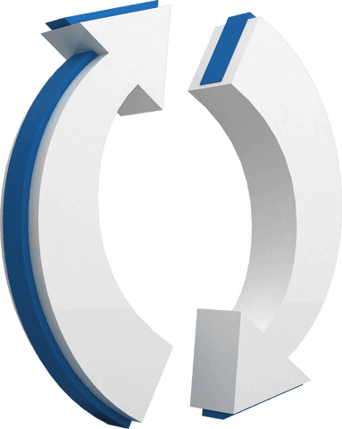3d transparent circular progress arrows in motion - Download Free Stock Videos Pikwizard.com