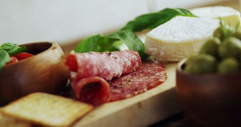 Gourmet Charcuterie Board with Cheeses and Cured Meats - Download Free Stock Images Pikwizard.com