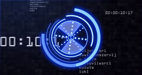 Futuristic Digital Interface with Abstract Data Analyzation - Download Free Stock Images Pikwizard.com