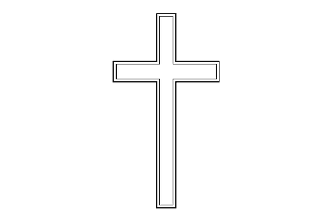 transparent cross symbol on clear background - Download Free Stock Videos Pikwizard.com