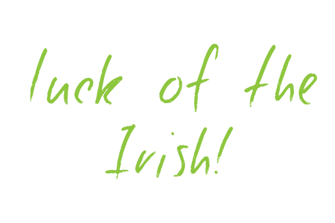 Luck of the Irish Text on Transparent Background - Download Free Stock Videos Pikwizard.com