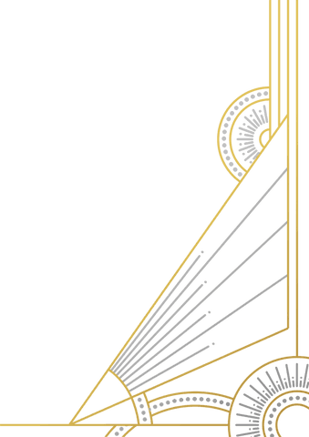 Art Deco Corner Elegance with Gold Lines on Transparent Canvas - Download Free Stock Videos Pikwizard.com