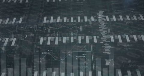 Abstract Financial Data Flows with Digital Charts - Download Free Stock Images Pikwizard.com