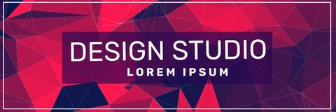 Dynamic Geometric Background for Creative Design Studio - Download Free Stock Templates Pikwizard.com