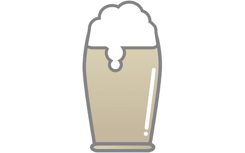 illustration of beer glass with foam transparent background icon - Download Free Stock Videos Pikwizard.com