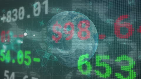 Global Finance Meets Technology with Data and Molecular Animations