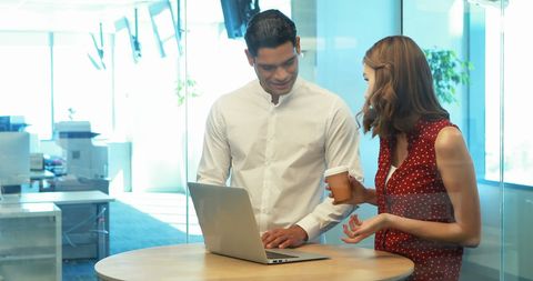 Collaborative business teamwork in modern office environment