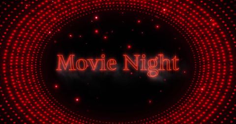 Neon Red Movie Night Background with Abstract Lights - Download Free Stock Images Pikwizard.com