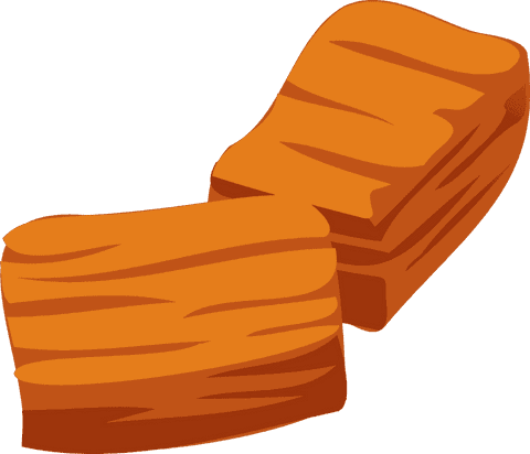 floating cartoon wood logs on transparent background - Download Free Stock Videos Pikwizard.com