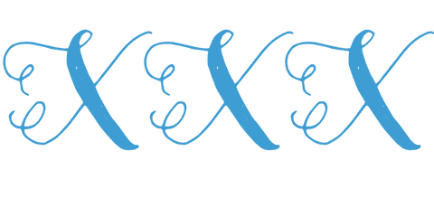 Decorative Blue Roman Numerals 'XXX' Transparent Background - Download Free Stock Videos Pikwizard.com