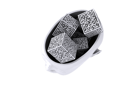 transparent head with labyrinth cubes illustrating intelligence - Download Free Stock Videos Pikwizard.com