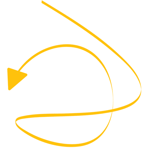 yellow curvy arrow downward transparent logo - Download Free Stock Videos Pikwizard.com