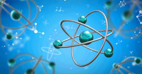 Digital Representation of Atomic Models and Molecules - Download Free Stock Images Pikwizard.com