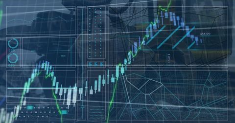 Futuristic Data Processing and Global Network Interface Display - Download Free Stock Images Pikwizard.com