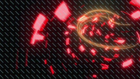Futuristic Neon Tunnel Animation with Dynamic Energy Waves