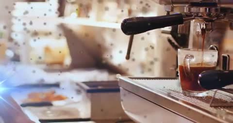 Barista Crafting Espresso with Perfect Technique