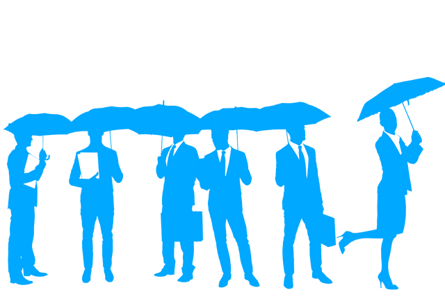 Silhouette People Holding Umbrellas Vector Transparent Background - Download Free Stock Videos Pikwizard.com