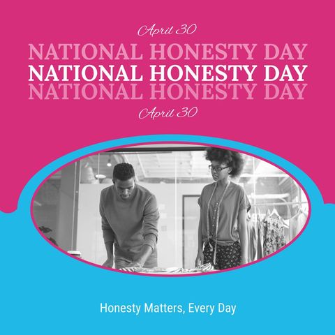 national honesty day celebration with diverse coworkers in office - Download Free Stock Templates Pikwizard.com