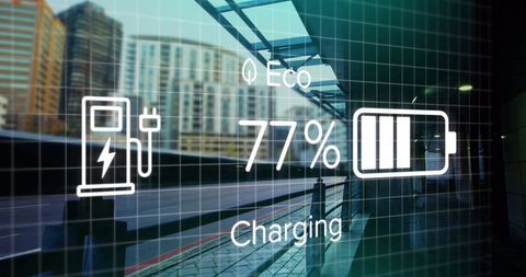 Electric Vehicle Charging Status in Urban Environment