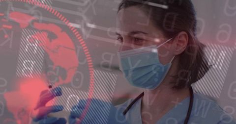 Healthcare Innovation: Medical Professional Engaged with Digital Technology