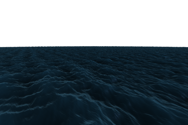 Dark Blue Ocean with Crashing Waves on Transparent Background - Download Free Stock Videos Pikwizard.com