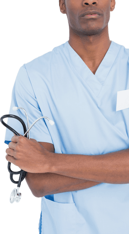 transparent arm cropped surgeon holding stethoscope standing serious - Download Free Stock Videos Pikwizard.com
