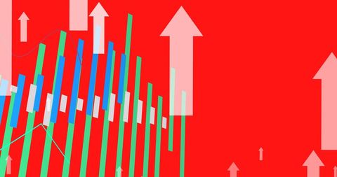 Abstract Data Visualization with Arrows - Download Free Stock Images Pikwizard.com