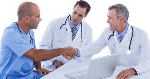 Transparent Collaboration Between Medical Professionals in Meeting Room - Download Free Stock Videos Pikwizard.com