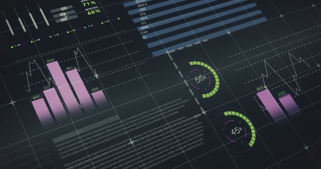 Digital composite of financial charts 4k - Download Free Stock Photos Pikwizard.com
