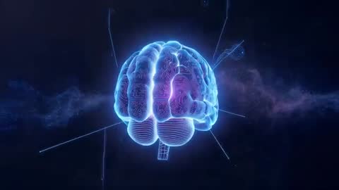 Futuristic Cybernetic Brain with Digital Lobe Network