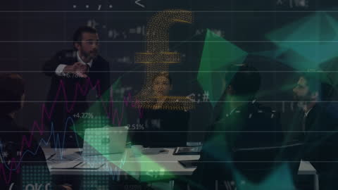 Dynamic Currency and Data Visualizations in Business Meeting