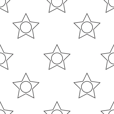 minimalist stars and circles pattern on transparent background - Download Free Stock Videos Pikwizard.com