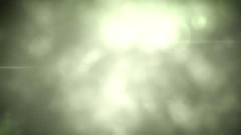 Abstract Green Light Flare With Gentle Motion