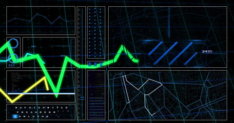 Dynamic Financial Graph and Data Analysis Overlay
