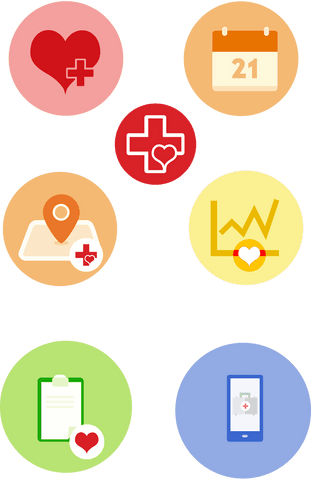 Medical Symbols Illustration on Transparent Background - Download Free Stock Videos Pikwizard.com