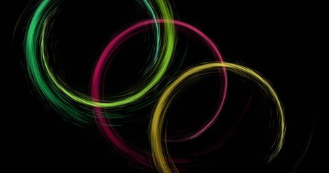 Colorful Light Trails in Circular Motion on Black Background - Download Free Stock Images Pikwizard.com