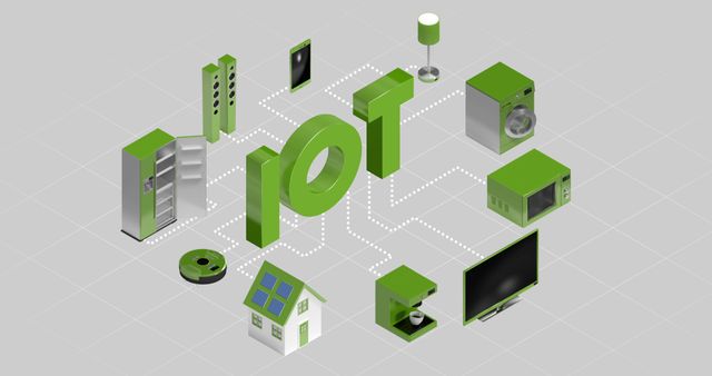 Concept of Smart Home Devices Connected by Internet of Things (IoT) - Download Free Stock Photos Pikwizard.com